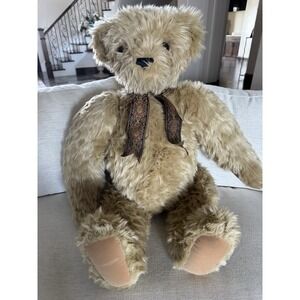 Vermont Teddy Bear Company 32" Giant Jointed Plush Teddy Bear 6‎ lb Honey Tan
